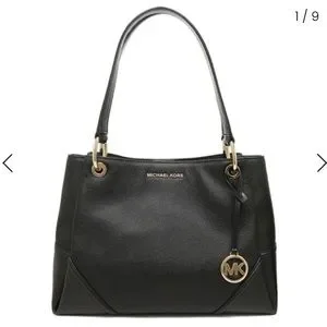 Michael Kors Bags Michael Kors 35h9gnie3l Nicole Large Shoulder Tote Black Poshmark